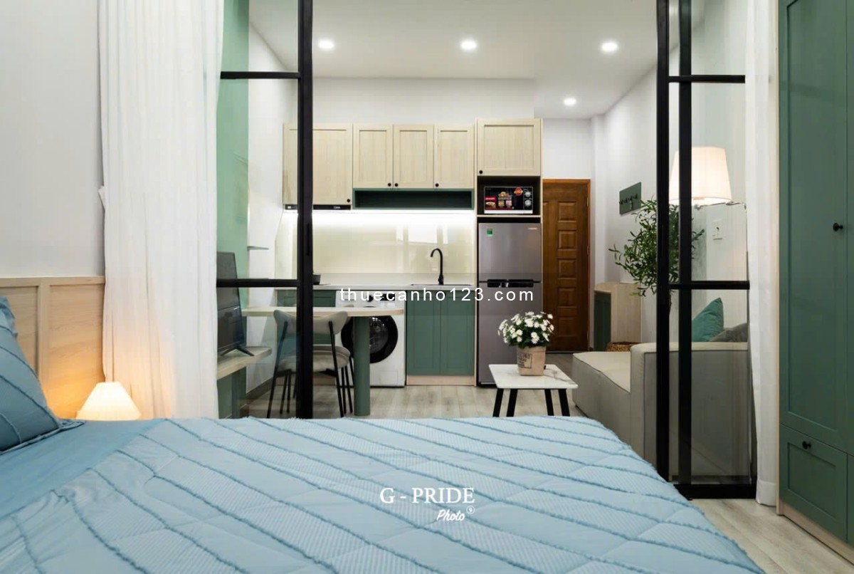 1PN Phan Đình Phùng Hầm Xe Thang Máy Dọn Phòng hàng tuần, gần cầu Kiệu ngã tư Phú Nhuận giáp Quận 3