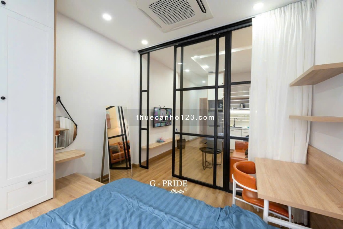 1PN Phan Đình Phùng Hầm Xe Thang Máy Dọn Phòng hàng tuần, gần cầu Kiệu ngã tư Phú Nhuận giáp Quận 3