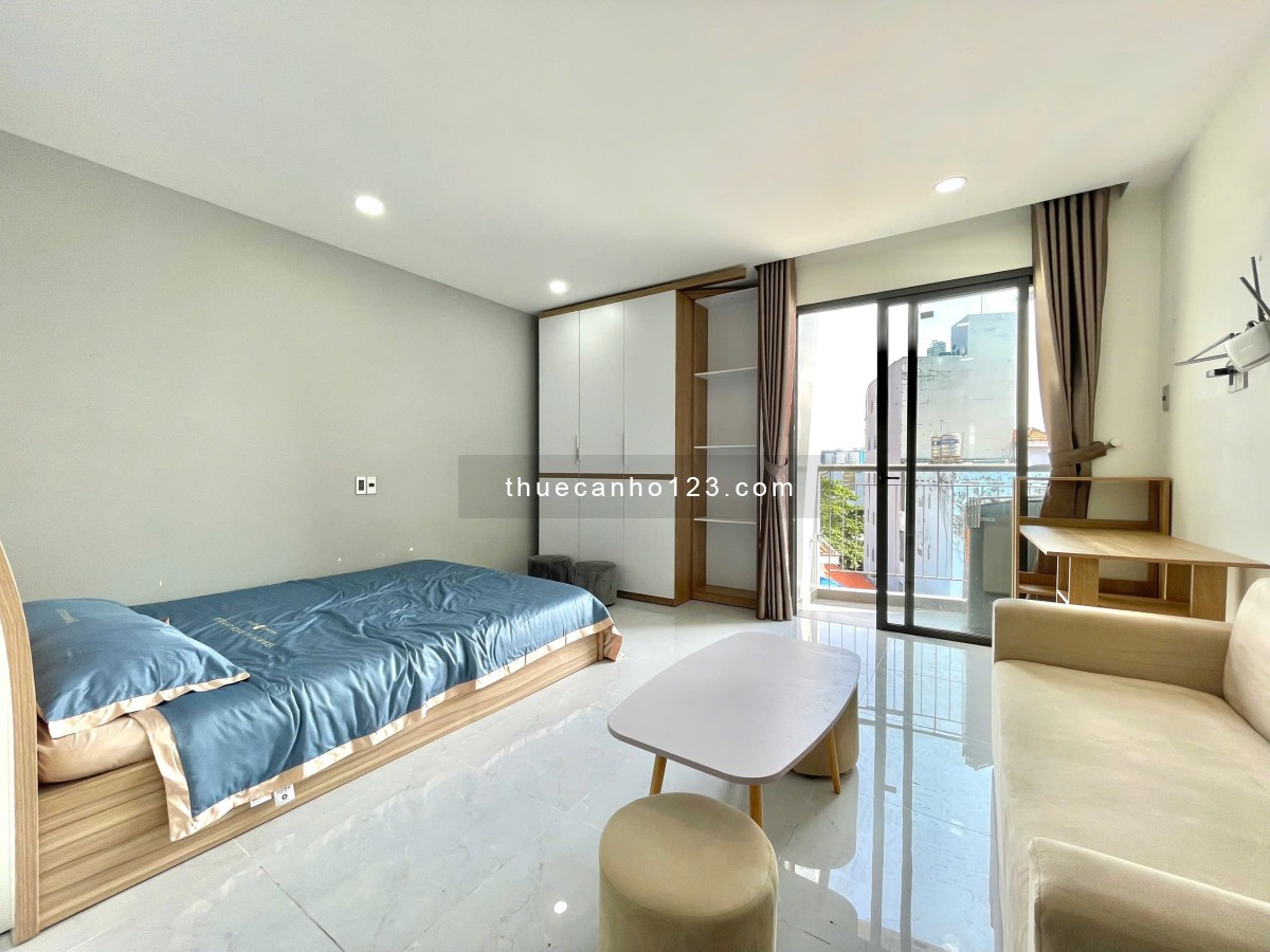 Studio bancol 40m2 - Full tiện nghi, máy giặt riêng, thang máy - Ngay Nguyễn Thượng Hiền