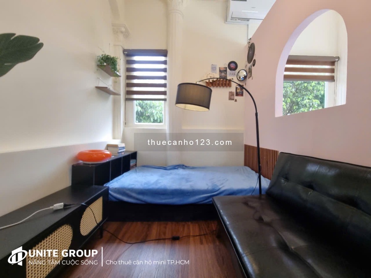 Khai trương căn hộ 1PN ban công full nội thất decor siêu xinh gần sân bay Tân Sơn Nhất quận Tân Bình