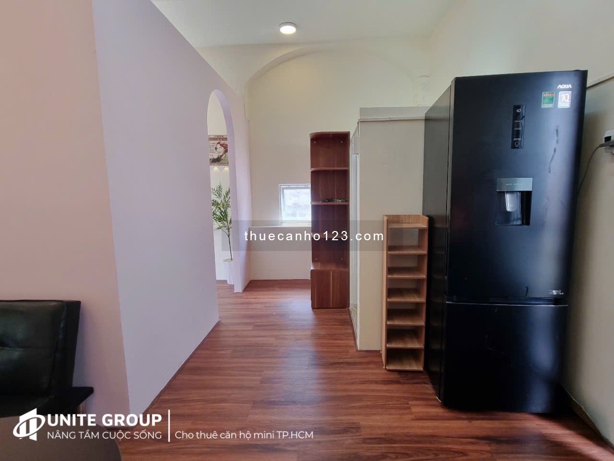 Khai trương căn hộ 1PN ban công full nội thất decor siêu xinh gần sân bay Tân Sơn Nhất quận Tân Bình