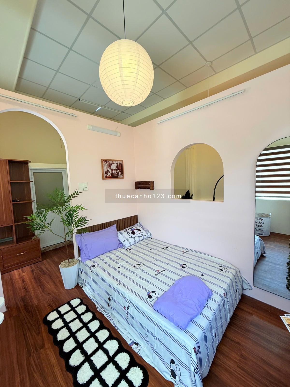 Khai trương căn hộ 1PN ban công full nội thất decor siêu xinh gần sân bay Tân Sơn Nhất quận Tân Bình