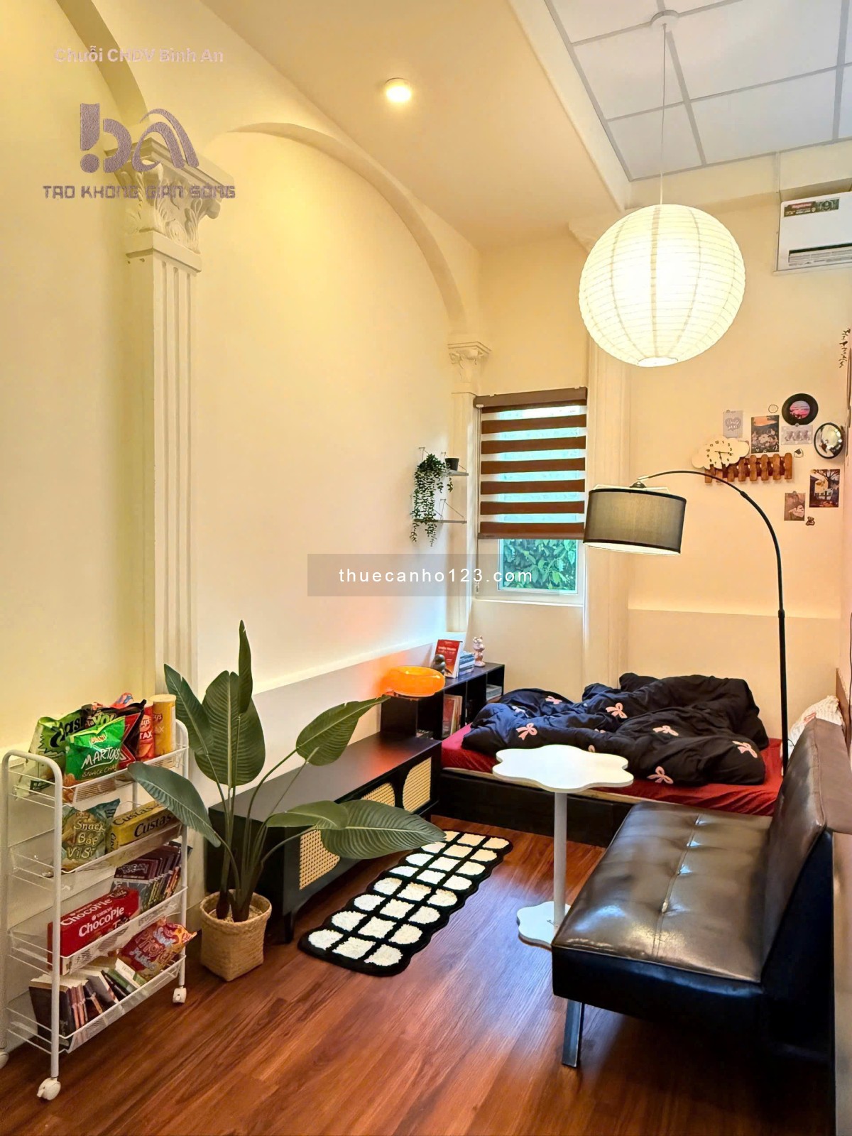 Khai trương căn hộ 1PN ban công full nội thất decor siêu xinh gần sân bay Tân Sơn Nhất quận Tân Bình