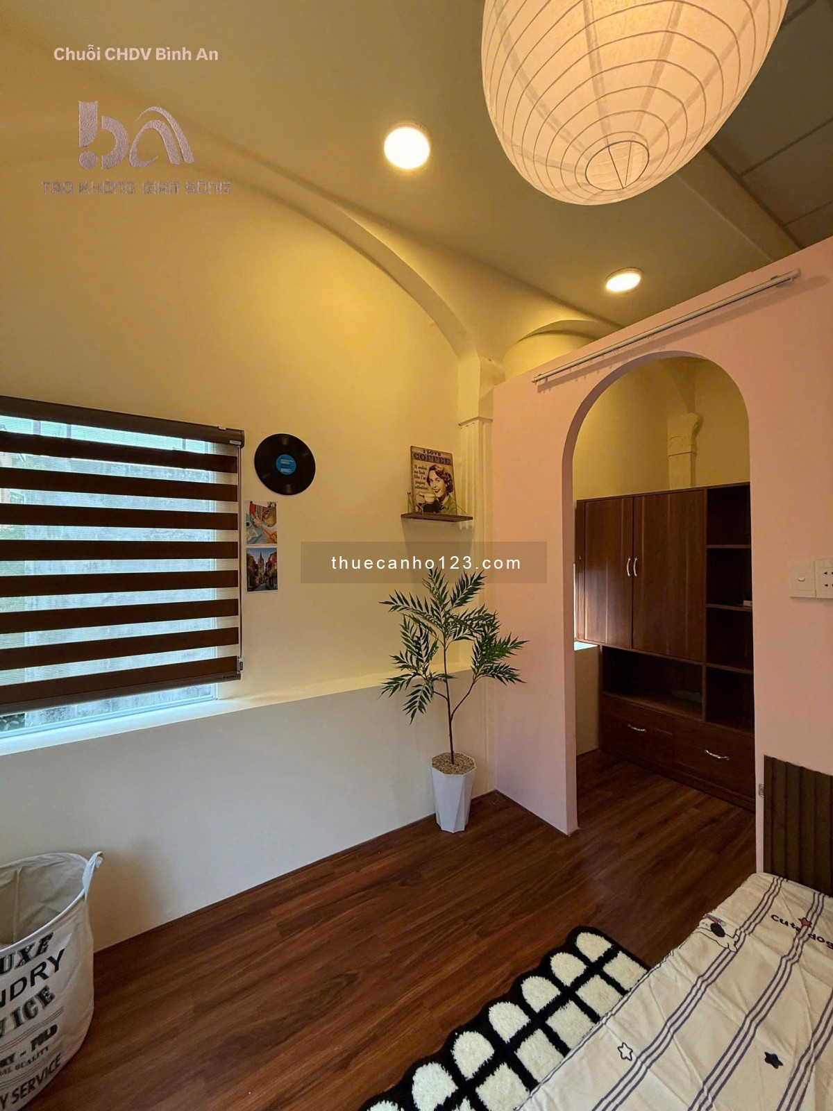 Khai trương căn hộ 1PN ban công full nội thất decor siêu xinh gần sân bay Tân Sơn Nhất quận Tân Bình