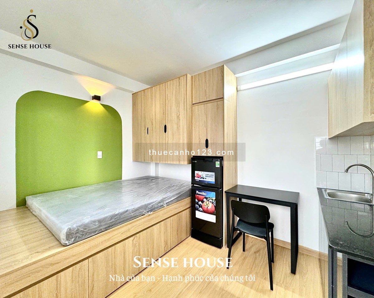 Cho thuê căn hộ dịch vụ full nội thất gần HUIT giá chỉ 4trx