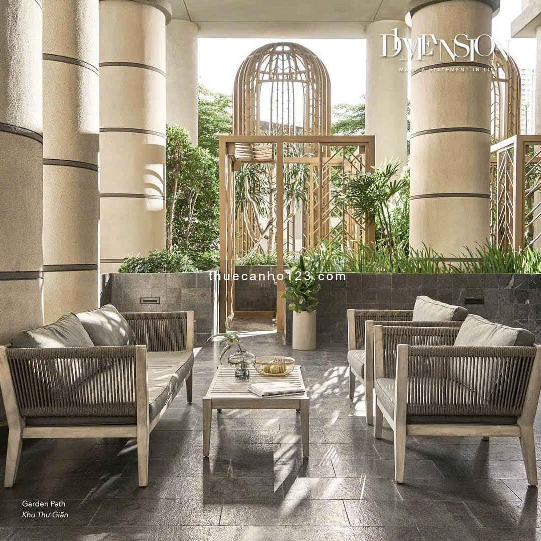 Cho thuê 04 căn hộ D1 Mension tại Võ Văn Kiệt, Phường Cầu Kho, Quận 1 :+ Căn 1 : 2PN, 2WC Full