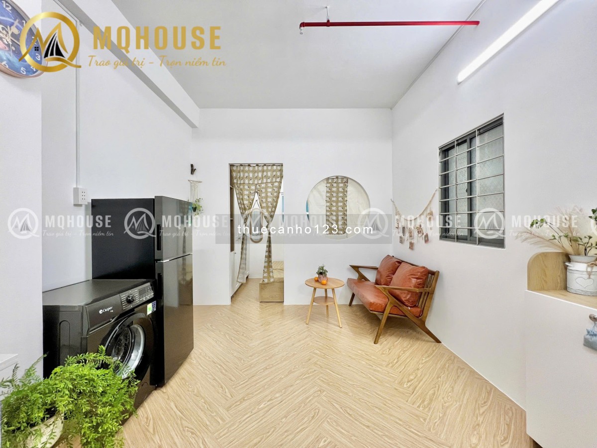 Cho thuê căn hộ 1PN riêng, rộng – Full nội thất – Ngay sân bay – An ninh, có bảo vệ