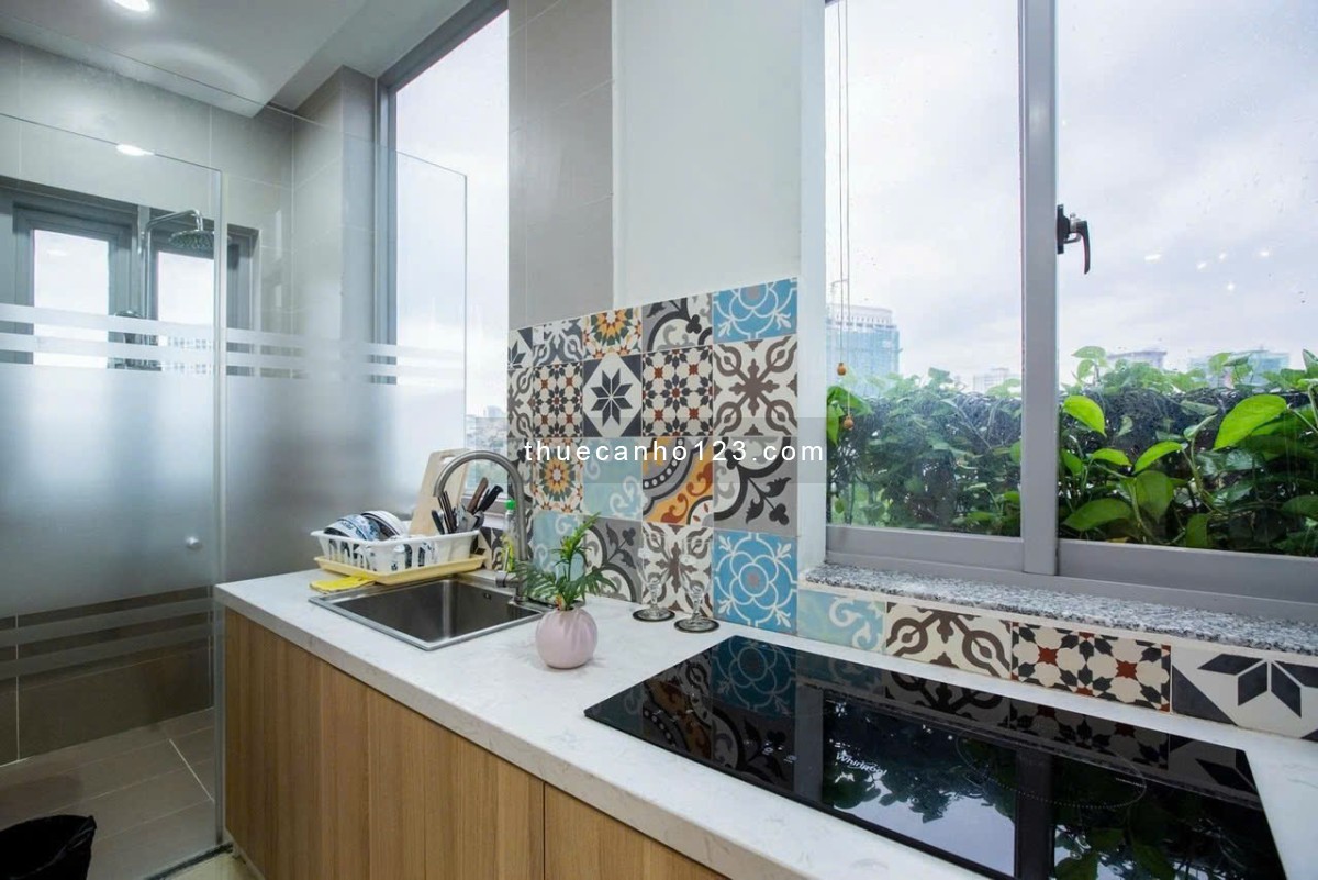 CH Luxury 1PN view sông - Nội thất cao cấp, máy giặt riêng, bảo vệ 24/7 - Bờ kè Trường Sa