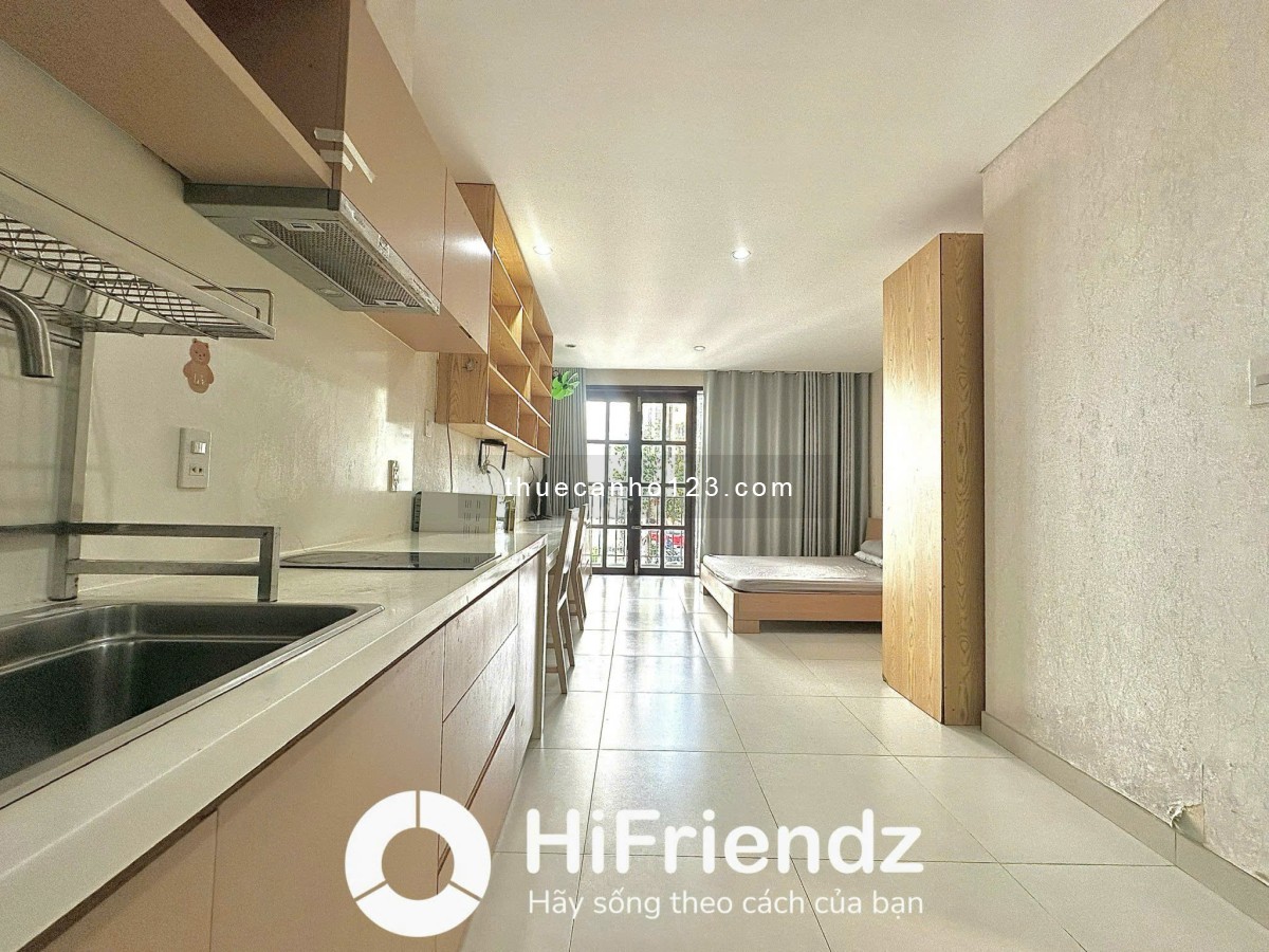 Studio balcony tại Nam Kỳ Khởi Nghĩa gần Chùa Vĩnh Nghiêm, Cầu Công Lý, Bờ kè Hoàng Sa Quận 3