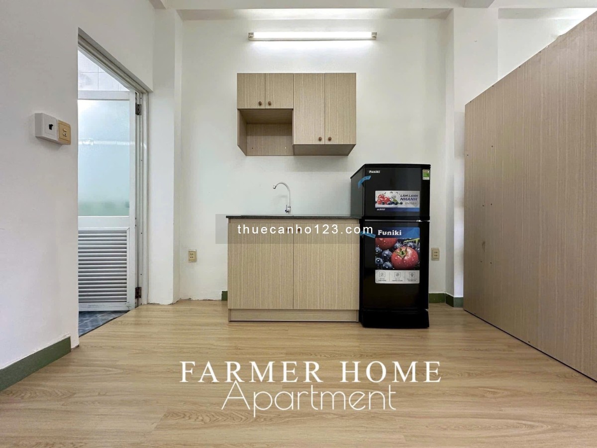 Phòng trống cho thuê – Quận 3 – Studio có ban công, máy giặt riêng