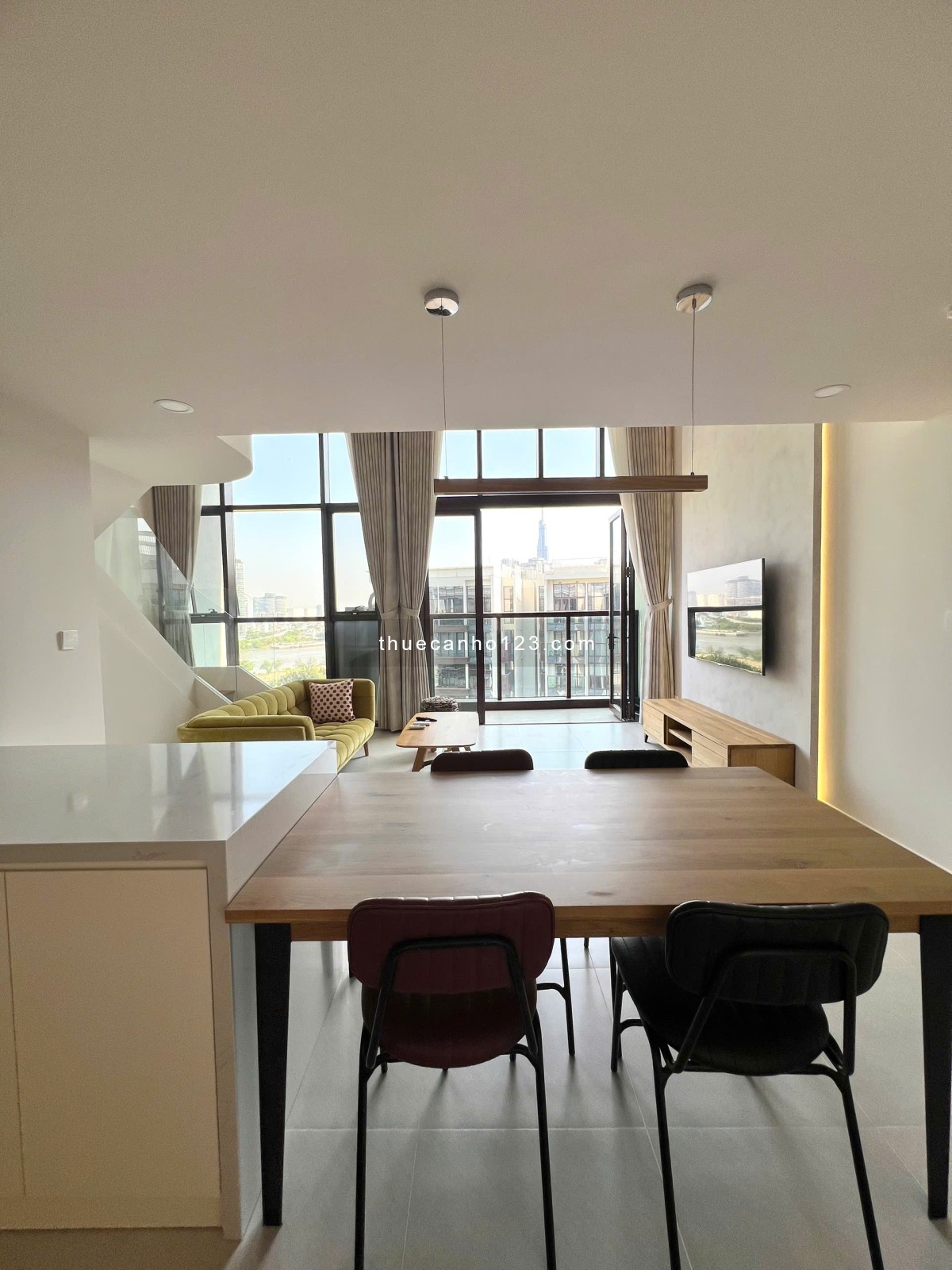 The Galleria: Cho thuê 2PN Loft - Full NT - Trống sẵn cho thuê