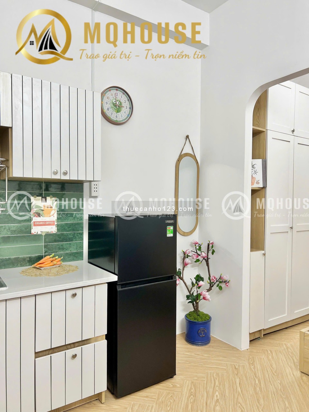 Cho thuê căn hộ 1PN mới, full nội thất cao cấp – Miễn phí phí quản lý và nước cho hợp đồng tháng 6