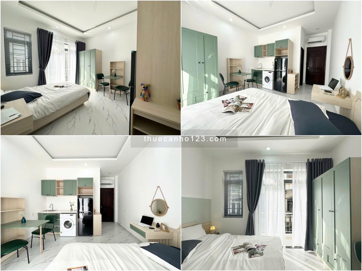 Nhà mới 100% studio bancol - Nội thất mới từ A đến Z, thang máy, bảo vệ - Gần ngã tư Hàng Xanh