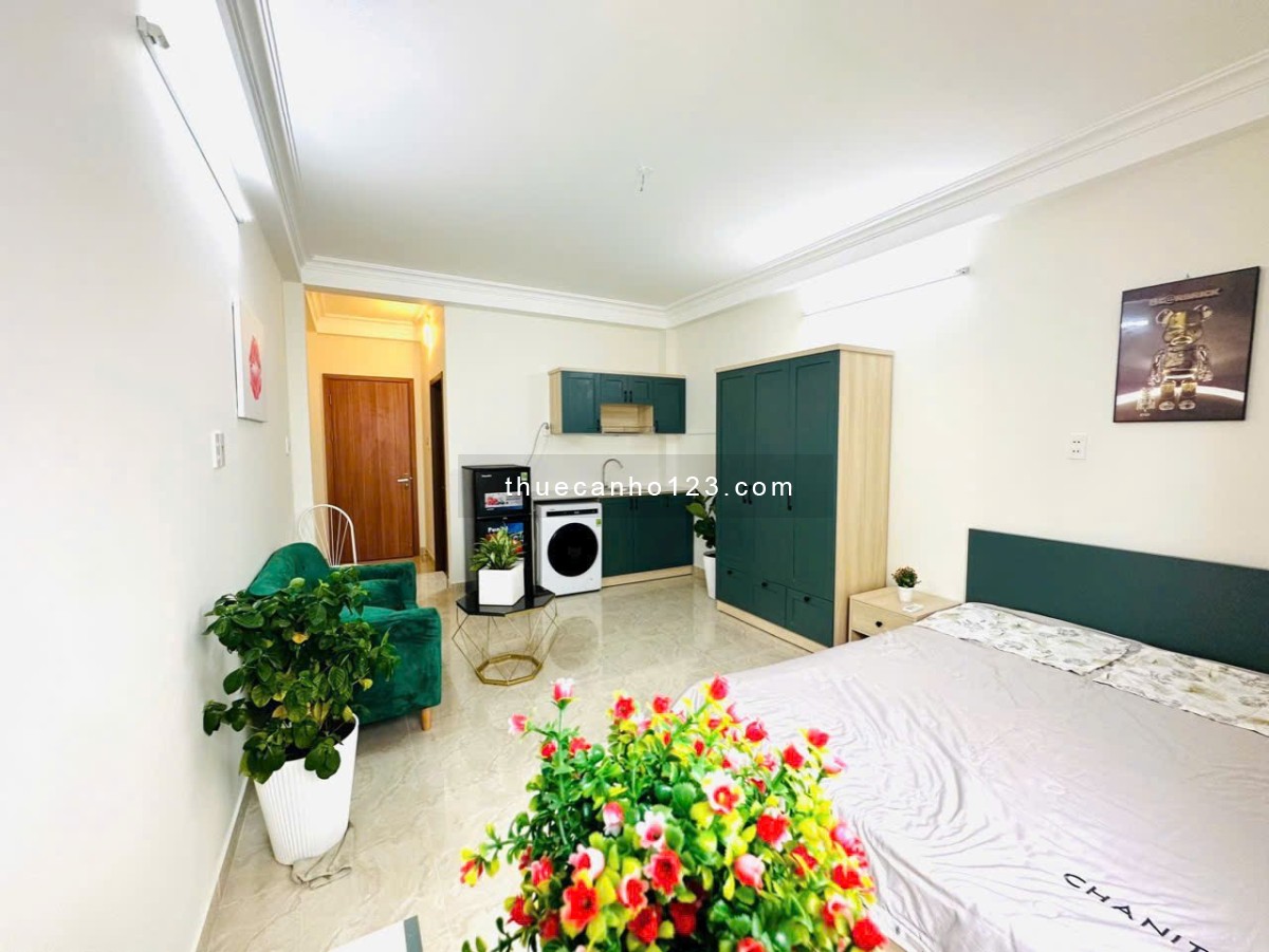 Cho Thuê Căn hộ, Máy giặt Riêng, Phòng trống sẵn giảm giá 500k/tháng cho khách check in liên