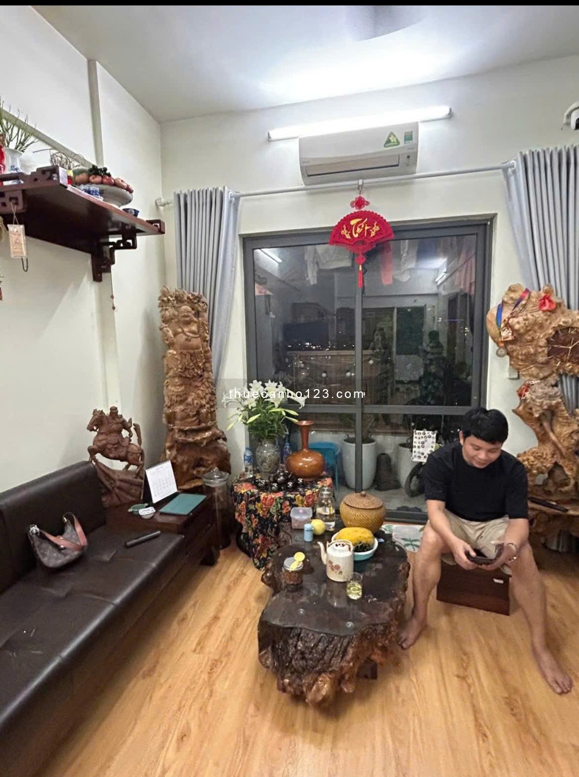 Chung cư Hoa Sen, Lạc Long Quân,Q11: 78m2, 2p ngủ, NT, 9tr5/th