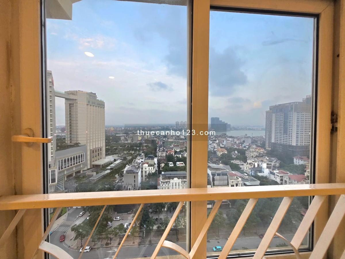 Cho thuê căn hộ chung cư 2 ngủ 2 vs view Hồ Tây