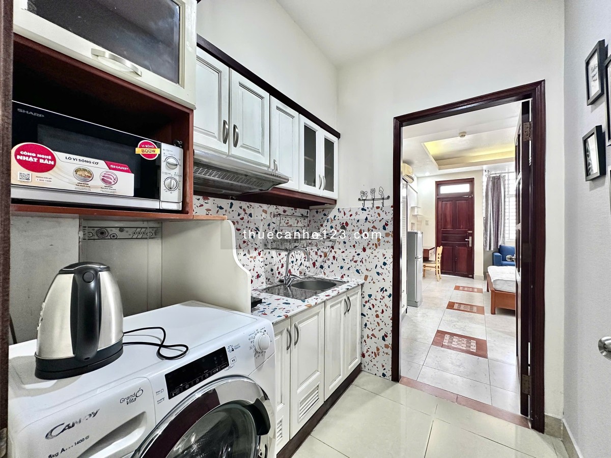 1PN ban công ngay Võ Thị Sáu - Trương Quyền gần CV Lê Văn Tám, nhà thờ Tân Định Quận 3 giáp Quận 1