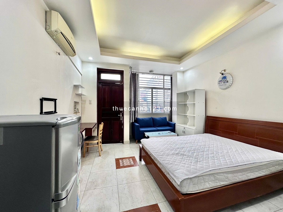 1PN ban công ngay Võ Thị Sáu - Trương Quyền gần CV Lê Văn Tám, nhà thờ Tân Định Quận 3 giáp Quận 1