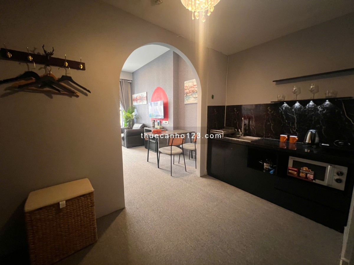 Thiết kế Căn hộ Studio The Tresor Quận 4 siêu đẹp cổ điển, cần tìm khách thuê gấp