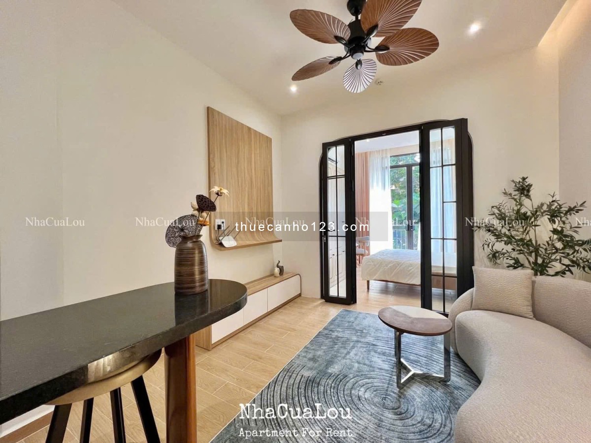 Cho thuê căn 1PN studio có ban công – Full nội thất cao cấp – Gần sân bay Tân Sơn Nhất, cv Gia Định