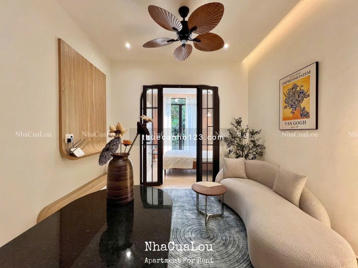 Cho thuê căn 1PN studio có ban công – Full nội thất cao cấp – Gần sân bay Tân Sơn Nhất, cv Gia Định