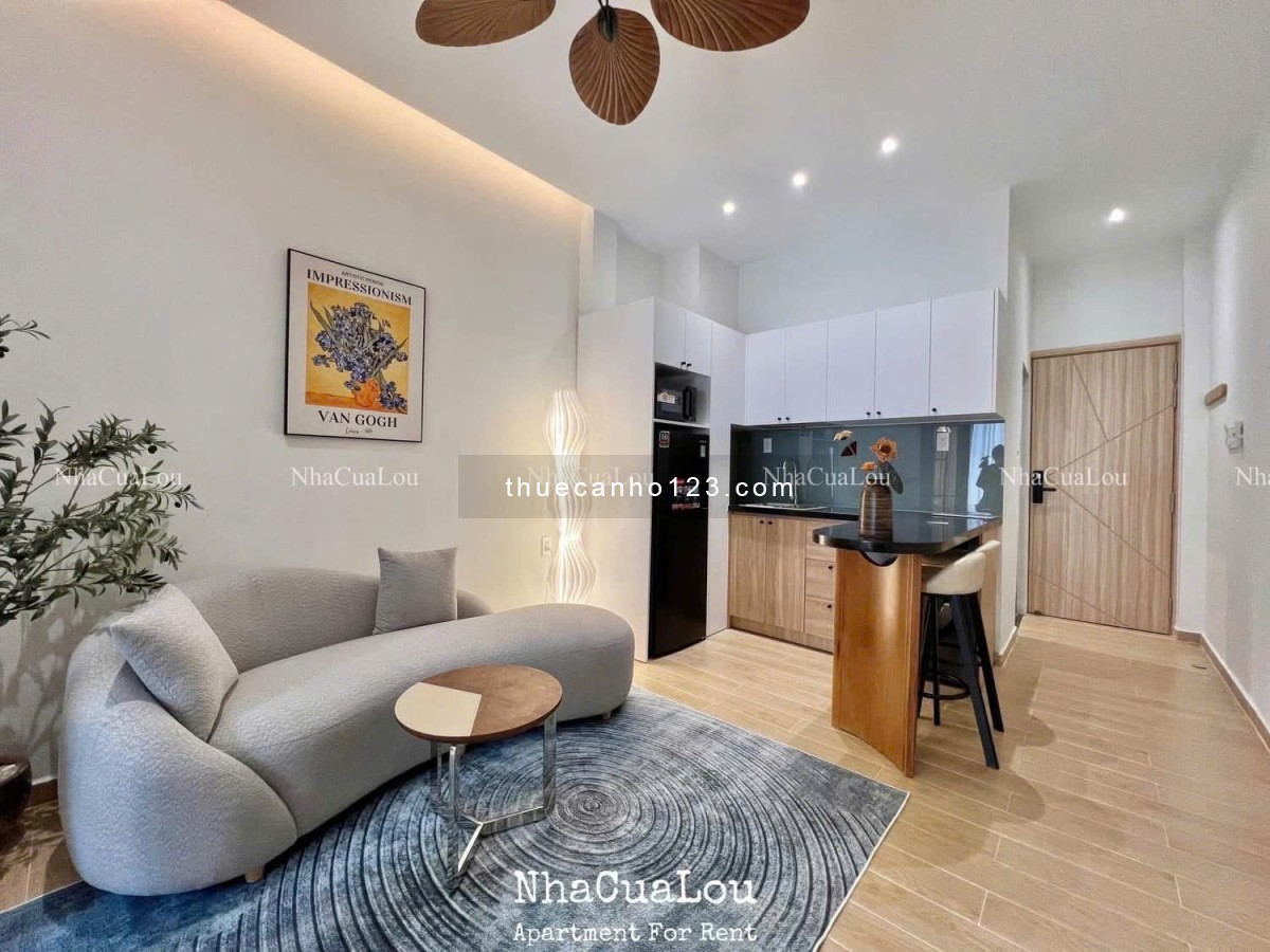 Cho thuê căn 1PN studio có ban công – Full nội thất cao cấp – Gần sân bay Tân Sơn Nhất, cv Gia Định