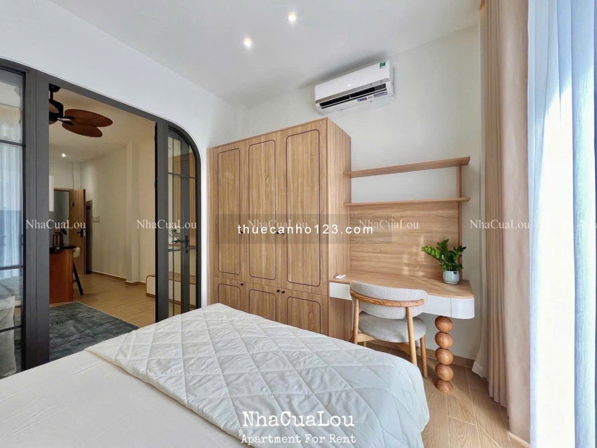 Cho thuê căn 1PN studio có ban công – Full nội thất cao cấp – Gần sân bay Tân Sơn Nhất, cv Gia Định