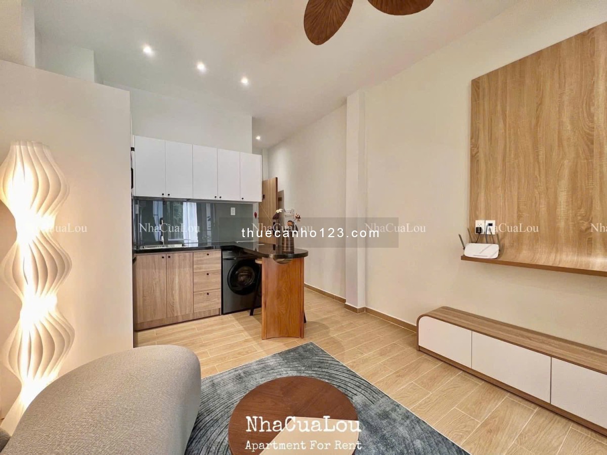 Cho thuê căn 1PN studio có ban công – Full nội thất cao cấp – Gần sân bay Tân Sơn Nhất, cv Gia Định