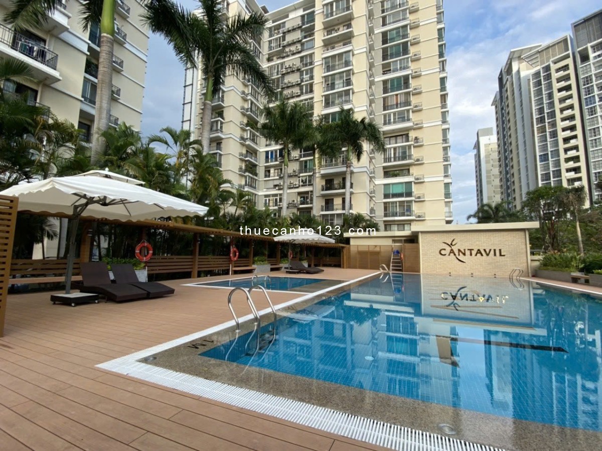 Cho thuê Căn hộ Cantavil An Phú, Q2, DT 75m2, 2PN, Ban công rộng ,nhà đẹp. Giá 16tr/tháng.