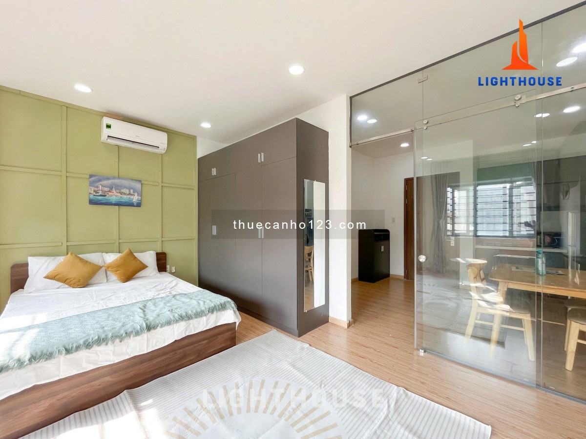 Căn hộ cao cấp 50M2 - Ban công - Full nội thất, mới xây, ngay CityLand – Phan Văn Trị