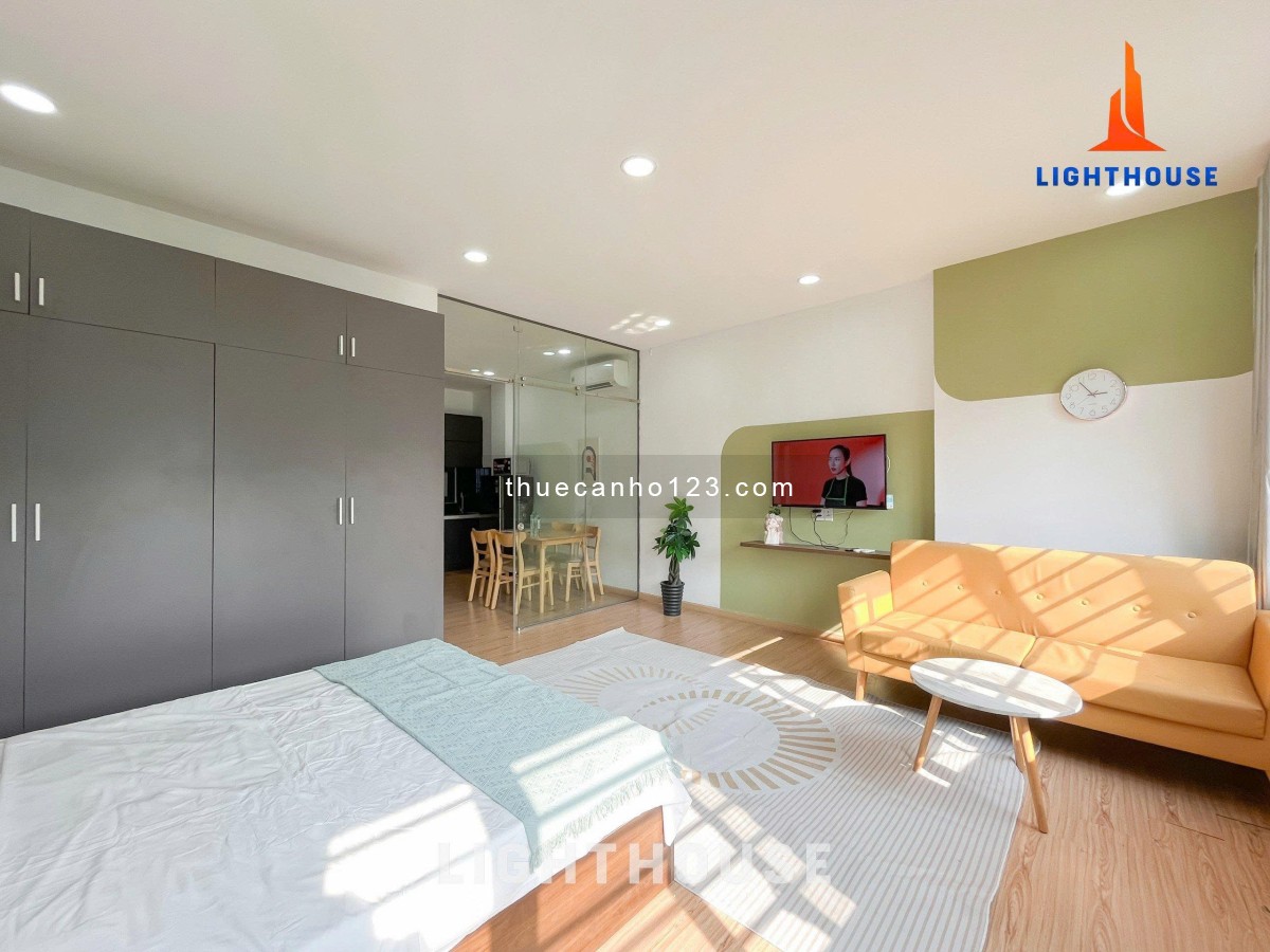 Căn hộ cao cấp 50M2 - Ban công - Full nội thất, mới xây, ngay CityLand – Phan Văn Trị