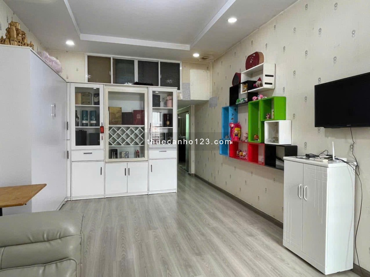 Chung cư 590 CMT8, Khu phố 1, Q3, 52m2, 1 Phòng ngủ, 8tr/th