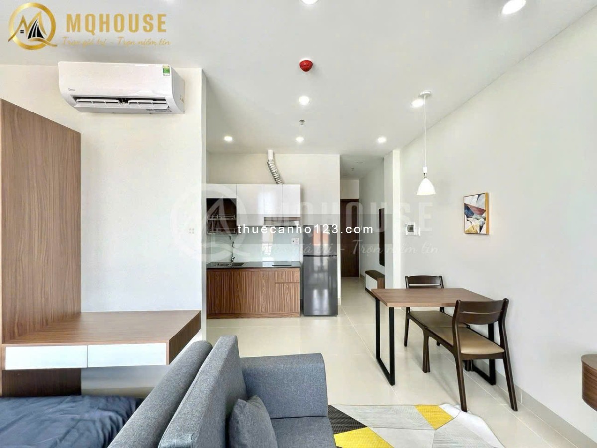 Studio bancol xinh xinh - Nhà mới, thang máy, tiện nghi hết nấc - Gần Điện Biên Phủ