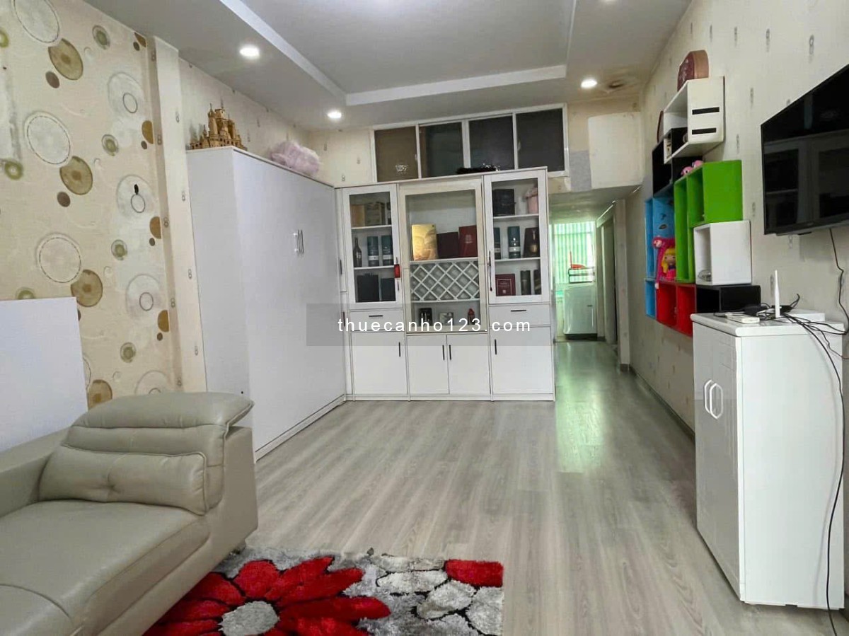 Chung cư 590 CMT8, Khu phố 1, Q3, 52m2, 1 Phòng ngủ, 8tr/th