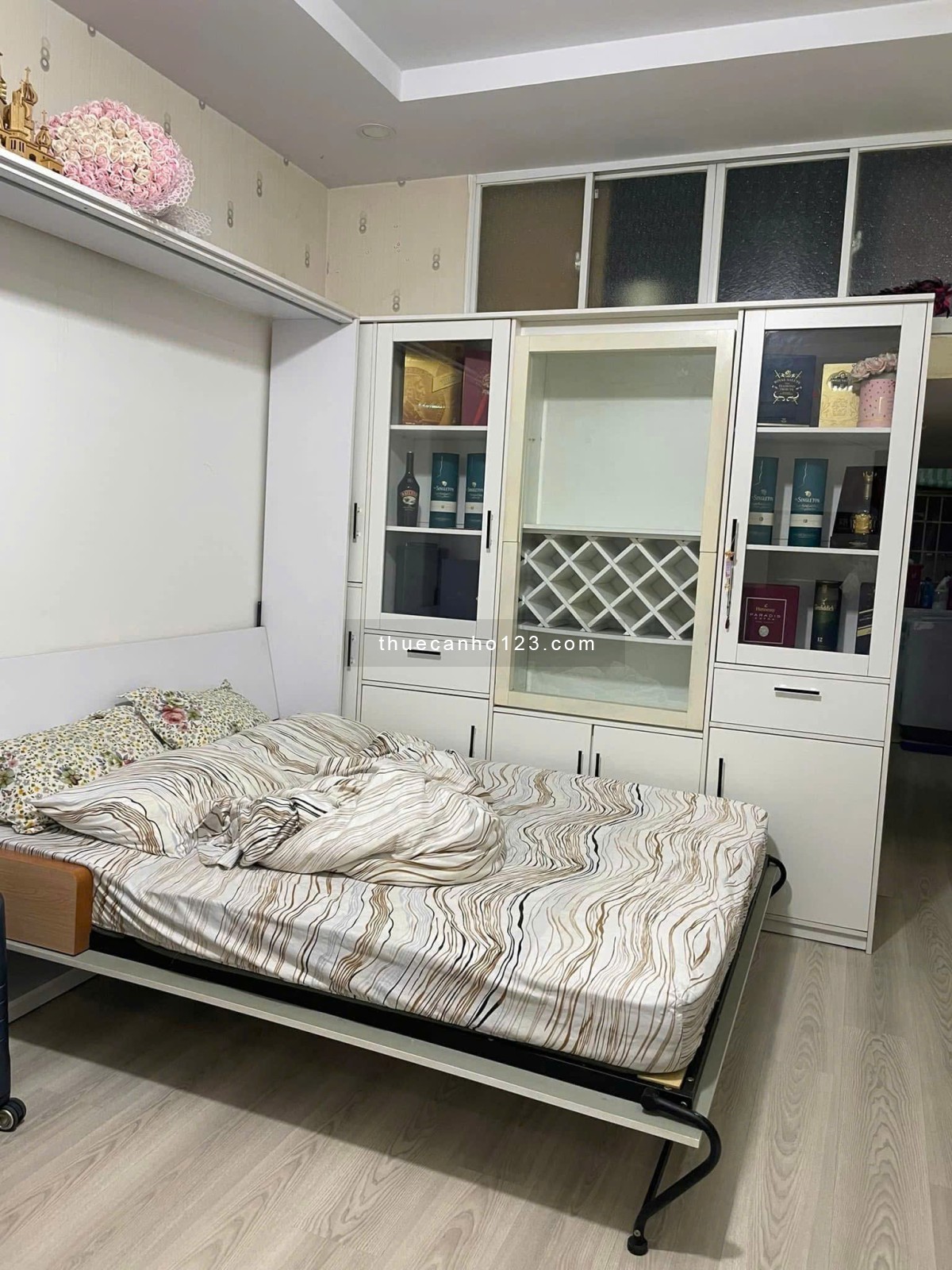 Chung cư 590 CMT8, Khu phố 1, Q3, 52m2, 1 Phòng ngủ, 8tr/th