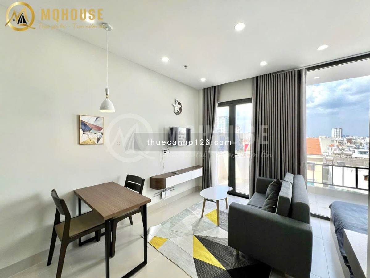 Studio bancol xinh xinh - Nhà mới, thang máy, tiện nghi hết nấc - Gần Điện Biên Phủ