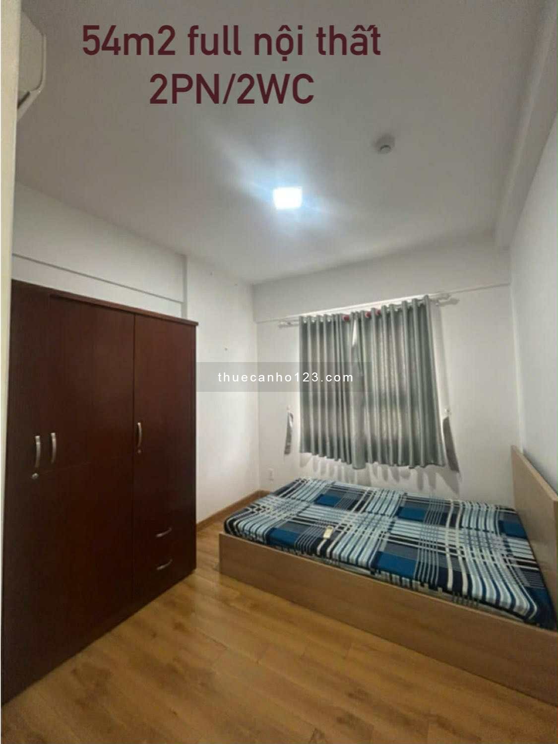 Cho thuê căn hộ 54m2 có 2PN full nội thất