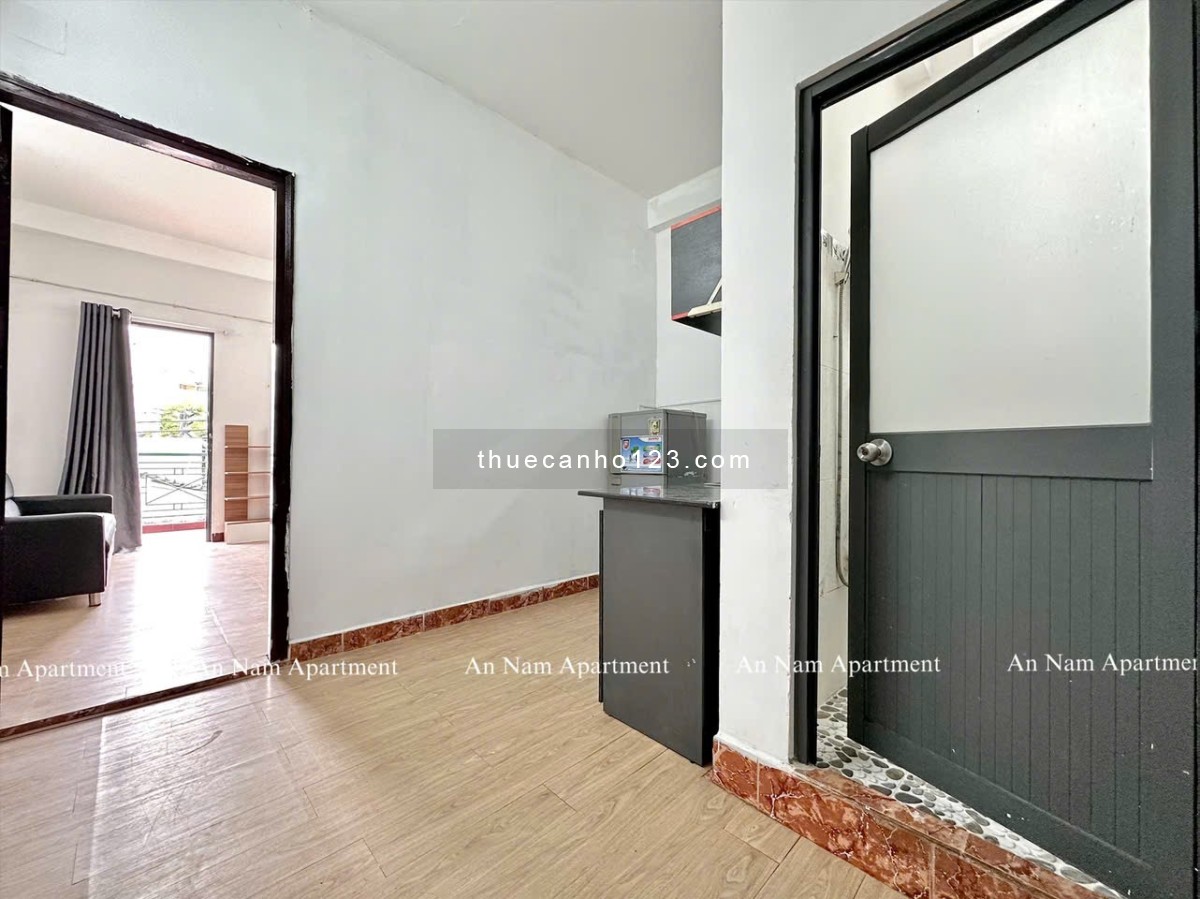 Căn Hộ 1PN 40m2 Máy Giặt Riêng - Ban Công Lớn Đầy Đủ Tiện Nghi Ngay Phan Văn Trị Gần Chợ Bà Chiểu