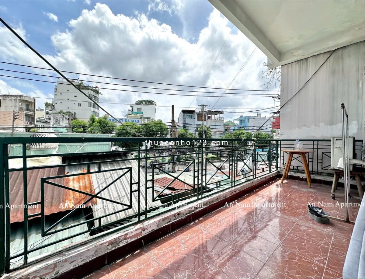 Căn Hộ 1PN 40m2 Máy Giặt Riêng - Ban Công Lớn Đầy Đủ Tiện Nghi Ngay Phan Văn Trị Gần Chợ Bà Chiểu