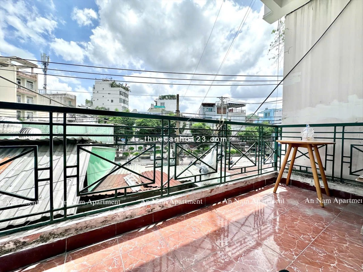 Căn Hộ 1PN 40m2 Máy Giặt Riêng - Ban Công Lớn Đầy Đủ Tiện Nghi Ngay Phan Văn Trị Gần Chợ Bà Chiểu