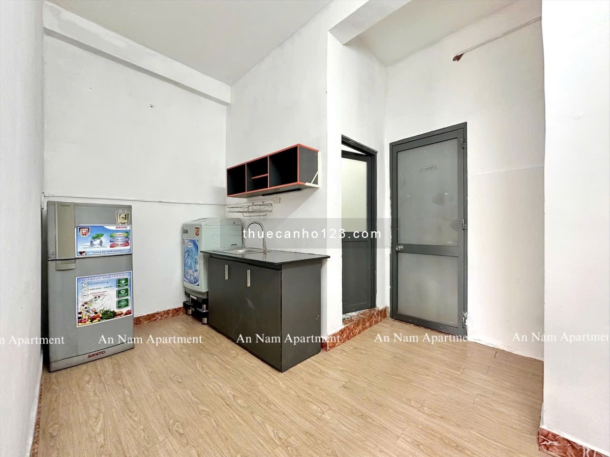 Căn Hộ 1PN 40m2 Máy Giặt Riêng - Ban Công Lớn Đầy Đủ Tiện Nghi Ngay Phan Văn Trị Gần Chợ Bà Chiểu