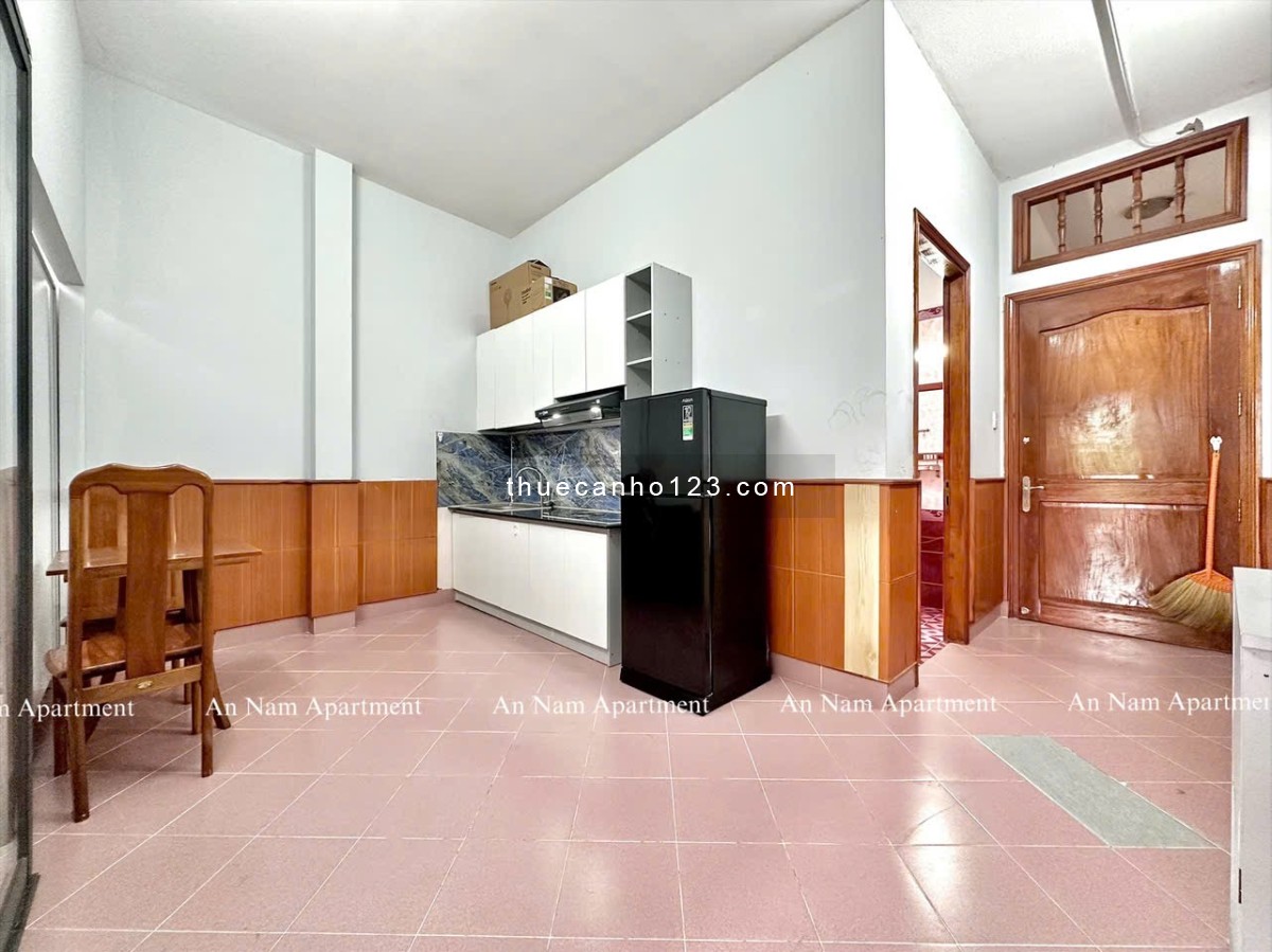 Căn Hộ 1PN 45m2 Ban Công Siêu Thoáng Máy Giặt Riêng Full Nội Thất Ngay Phan Văn Trị Gần Chợ Bà Chiểu