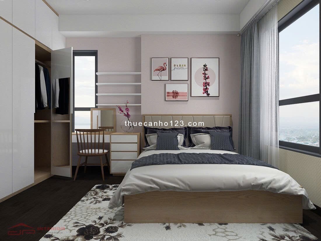 Cho thuê căn hộ Lexington Quận 2, DT 82m2, 2 phòng ngủ, nhà mới đẹp, view mát cả ngày. Giá 15tr/th