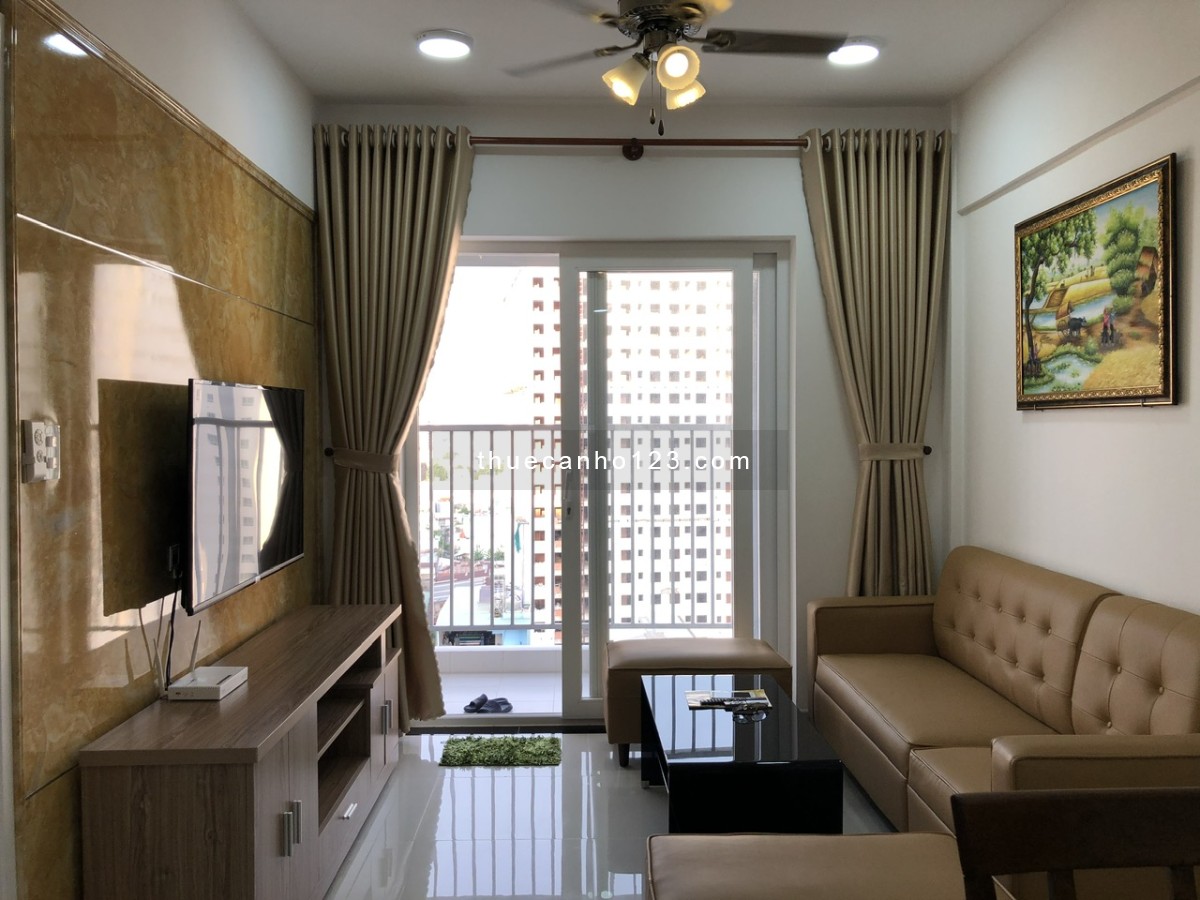 Cho thuê CC Prosper Plaza Quận 12, DT 65m2 2PN 2WC Full nội thất giá 9.5tr/Th.