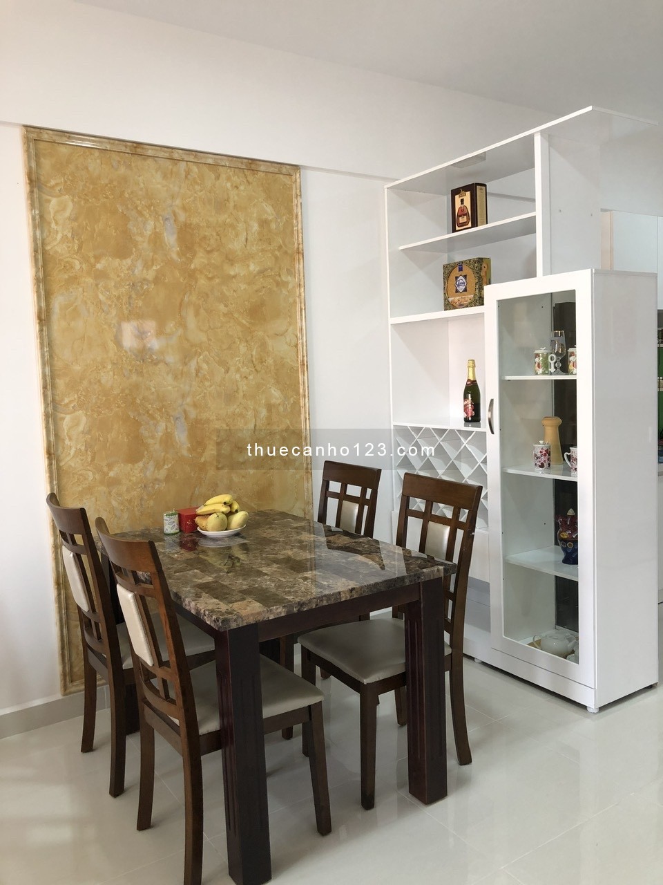 Cho thuê CC Prosper Plaza Quận 12, DT 65m2 2PN 2WC Full nội thất giá 9.5tr/Th.