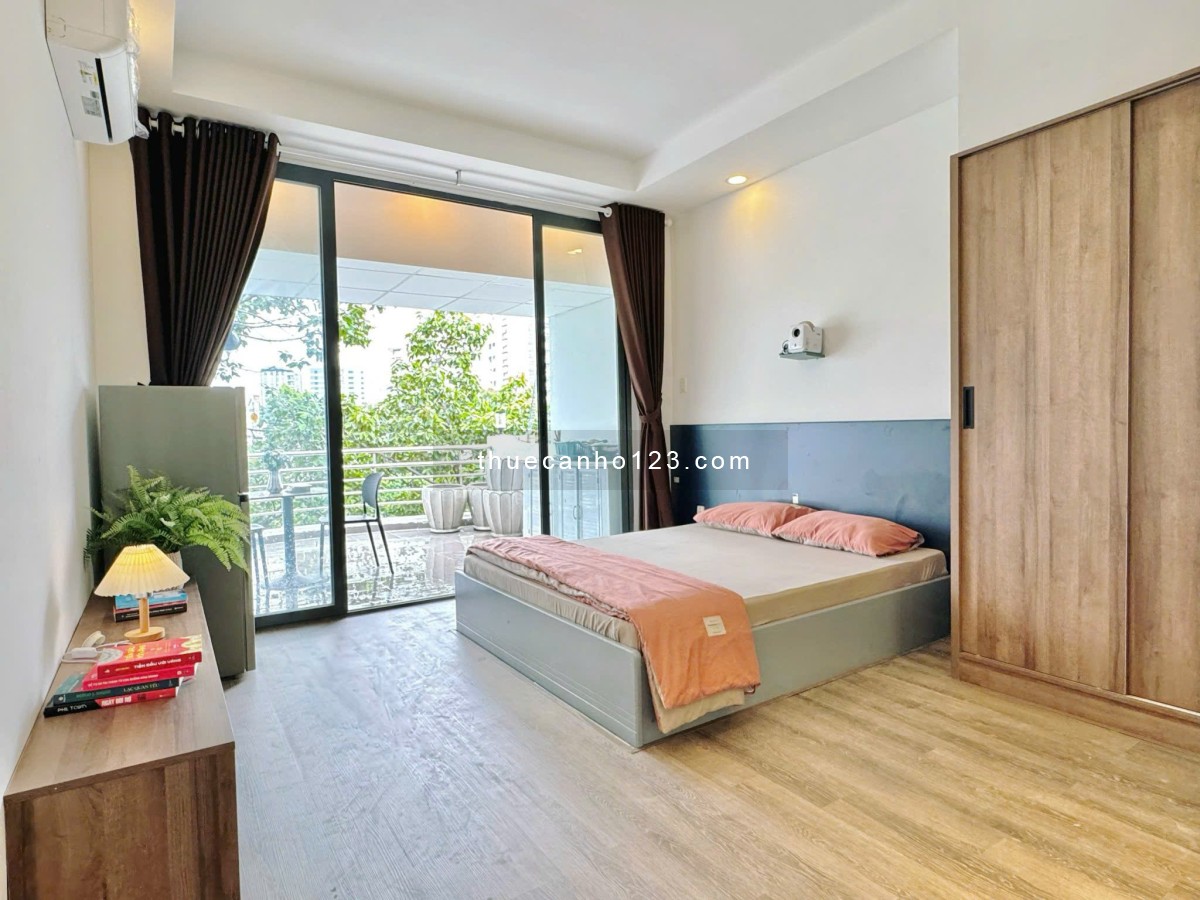 1PN Bancol 40m² - Tiện nghi, view sông, cây xanh siêu mát - Ngay bờ kè Hoàng Sa