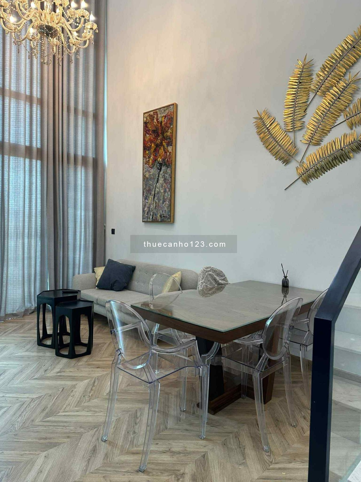 Feliz En Vista - Cho thuê 2PN tầng sân vườn, nội thất cao cấp