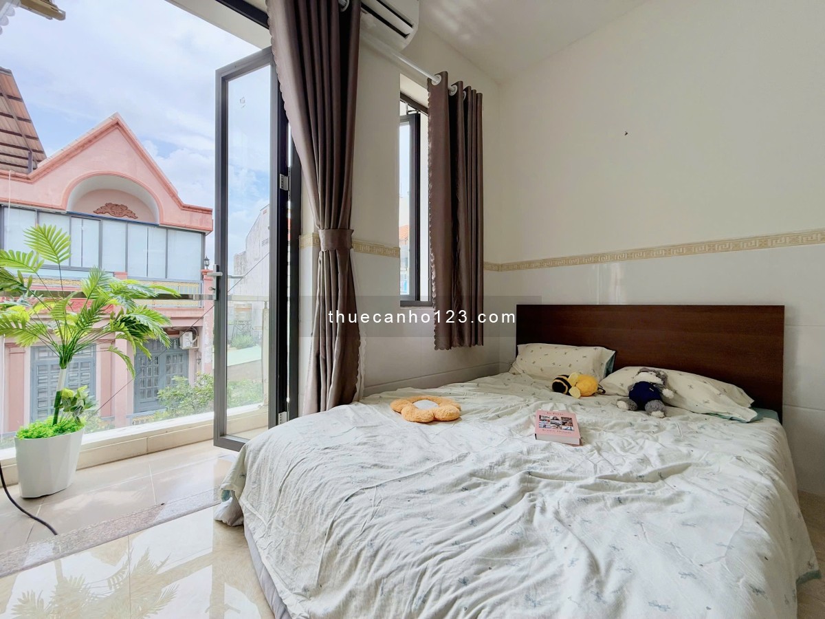 Cho thuê căn hộ 30m² full nội thất - Ban công lớn - Ngay Lotte Cộng Hòa - An ninh, có bảo vệ