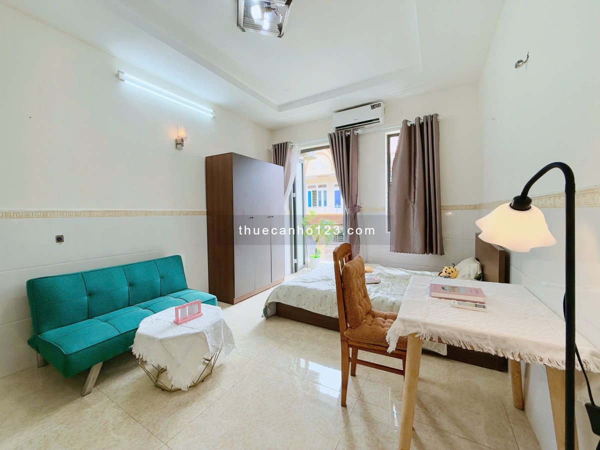 Cho thuê căn hộ 30m² full nội thất - Ban công lớn - Ngay Lotte Cộng Hòa - An ninh, có bảo vệ