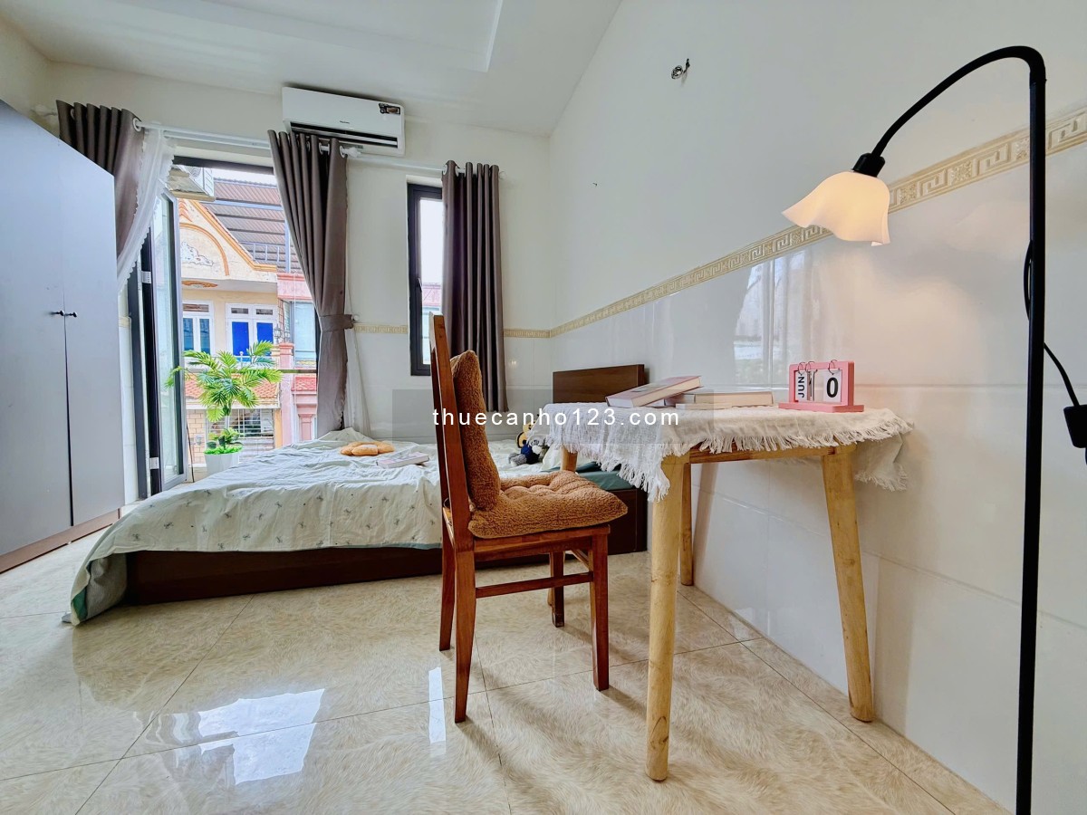 Cho thuê căn hộ 30m² full nội thất - Ban công lớn - Ngay Lotte Cộng Hòa - An ninh, có bảo vệ